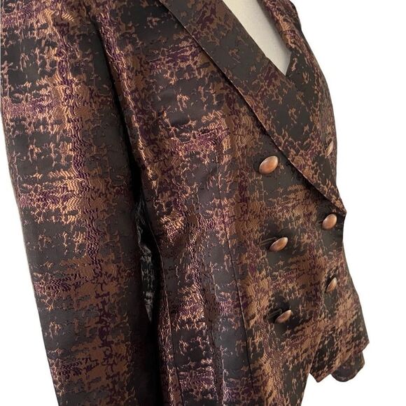 Body by Victoria metallic double breasted fitted blazer - Picture 6 of 7